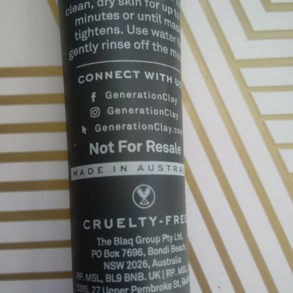 🦋5/$25 3x GENERATION CLAY Detoxifying Charcoal Australian Clay Mask - Picture 11 of 14